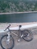 Mon vélo sur les bords du Lac Blanc