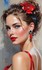 La dame en rouge