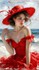 La dame en rouge