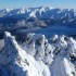 Montagne vue du ciel (Haute Co