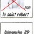 aujourd'hui la saint Robert