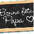 Bonne fête papa ! (dimanche 1