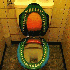 Des toilettes insolites .