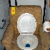 Des toilettes insolites .