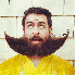 IL sculpte sa barbe de façons