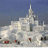 Sculptures de neige.