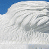 Sculptures de neige.