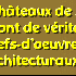 Des châteaux de sable.