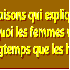 Pourquoi les femmes vivent plu
