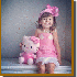 Une petite fille de 4 ans con