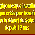 Une gigantesque installation..