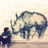 Animaux qui surgissent des mur