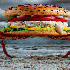 Des burgers  complètement fou