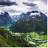 Paysages de la Norvège.