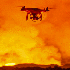 Un drone capture l’éruption
