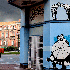 Il anime des paysage urbain.