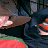 Enfants en costumes D'Alloween