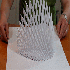Sculptures en papier.
