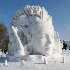 Sculptures de glace .