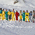 Les pistes de ski étaient plu