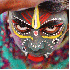 Visages coloré lors d’un fe