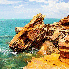 Récifs et falaises des côtes