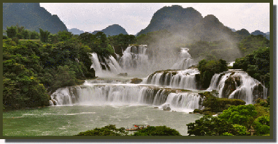 Detian Falls, Vietnam et Chine