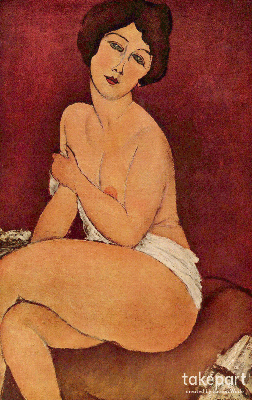 Nu assis sur un divan », Amedeo Modigliani 