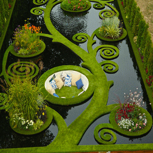 8-Un bassin décoré
