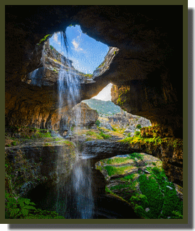 Baatara Gorge Waterfall, Liban