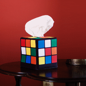-Etui pour boite à mouchoirs Rubik’s cube