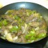BOEUF AUX OIGNONS ET POIVRONS 