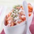 Verrine de tartare aux deux saumons