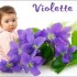 LE PRENOM  VIOLETTE EN NUMEROL