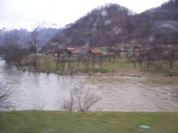 Pollution carried by the Bosna river...