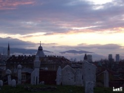 Sunset over Sarajevo
