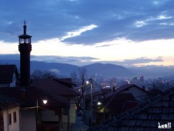Night falling over Sarajevo (Vratnik district)