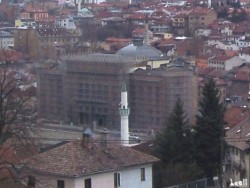 The ancient library being renovated