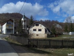 The church in Otigosce hamlet