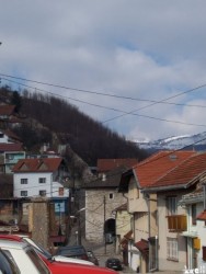 The gate and the wall separating Sarajevo intra-muros and its surroundings