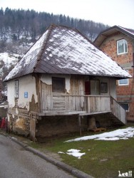 A traditional house in Fojnica, needing to be renovated