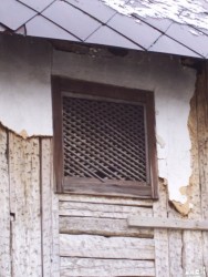 Detail of a traditional house in Fojnica