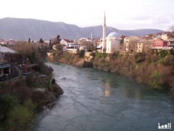 the Neretva river and its superb color