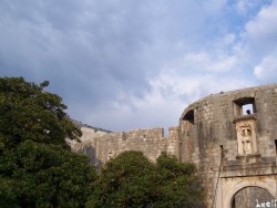 The entrance gate of the fortified old town