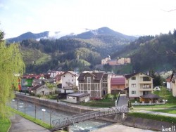 The sun finally (and shortly) shining over Fojnica