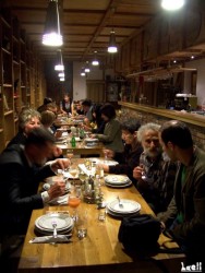 Diner in the monastery’s inn