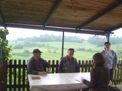Farms visit for the Producers map project in Fojnica