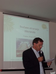 Official presentation of Alterural, Msgr Rajic (Caritas Bk BiH director) ’s introduction