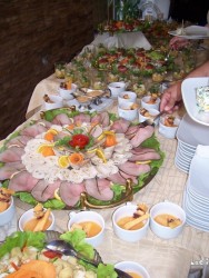 The Buffet, prepared by the French chef Frédéric Huret