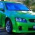Holden Commodore vert pomme radiactive